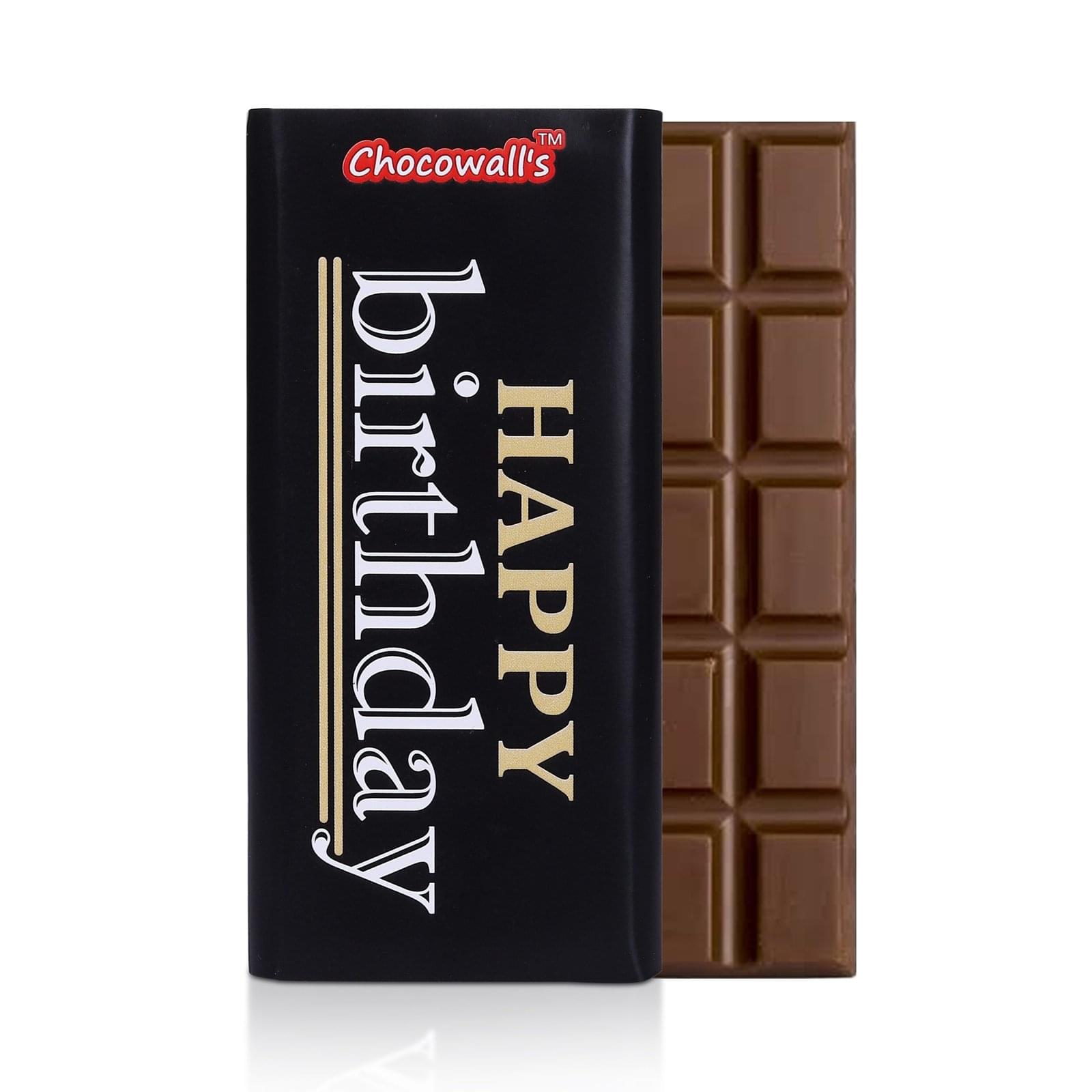 chocowall's Happy Birthday Quotation chocolate bar  - 45 grams I P01