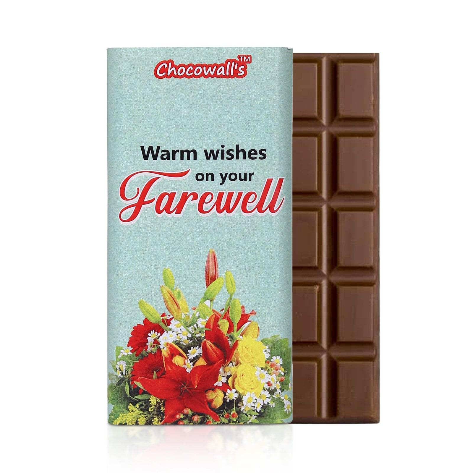 chocowall's Farewell chocolate bar  - 45 grams I pack of 1