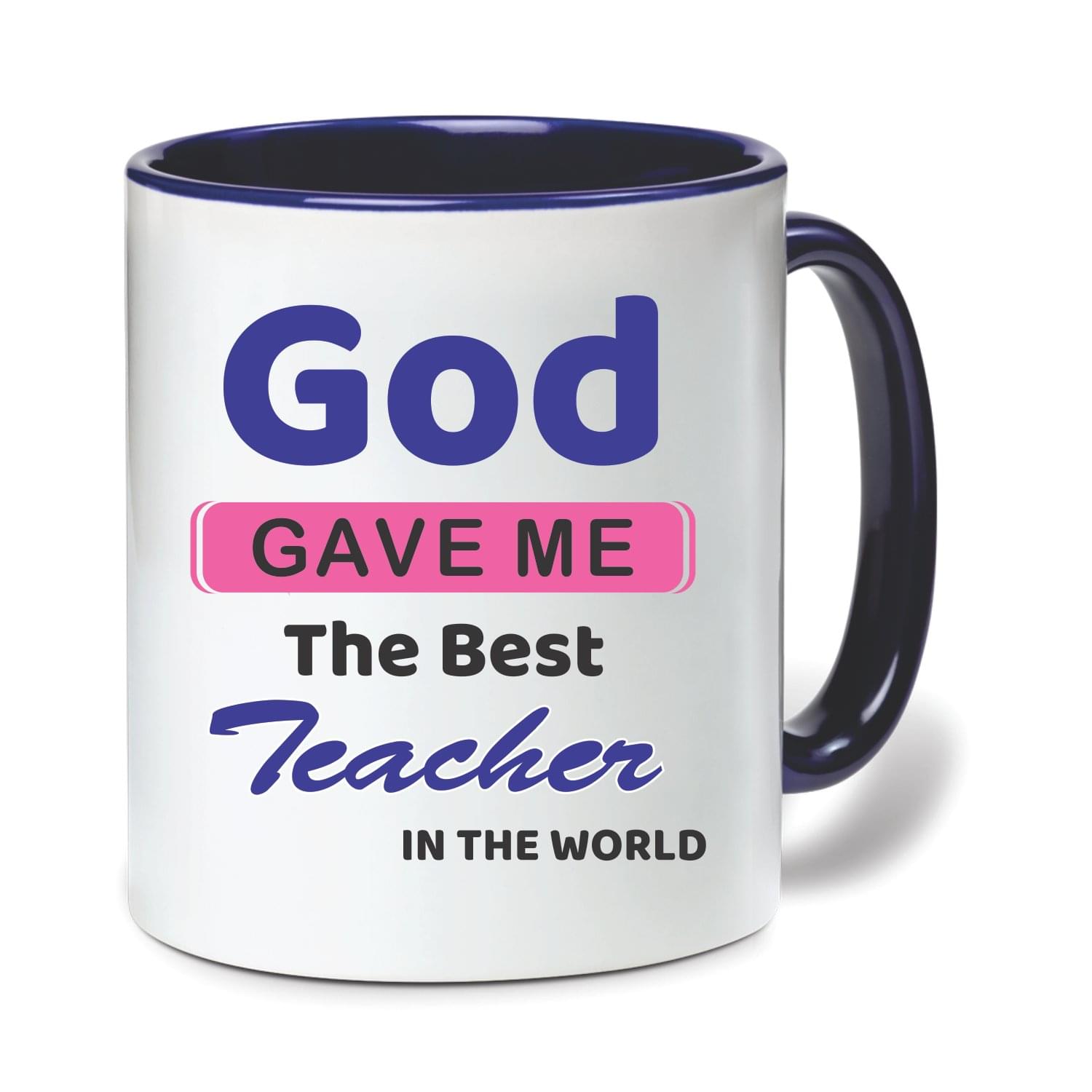 Wellingston Quoted Ceramic Mugs - Best Teacher