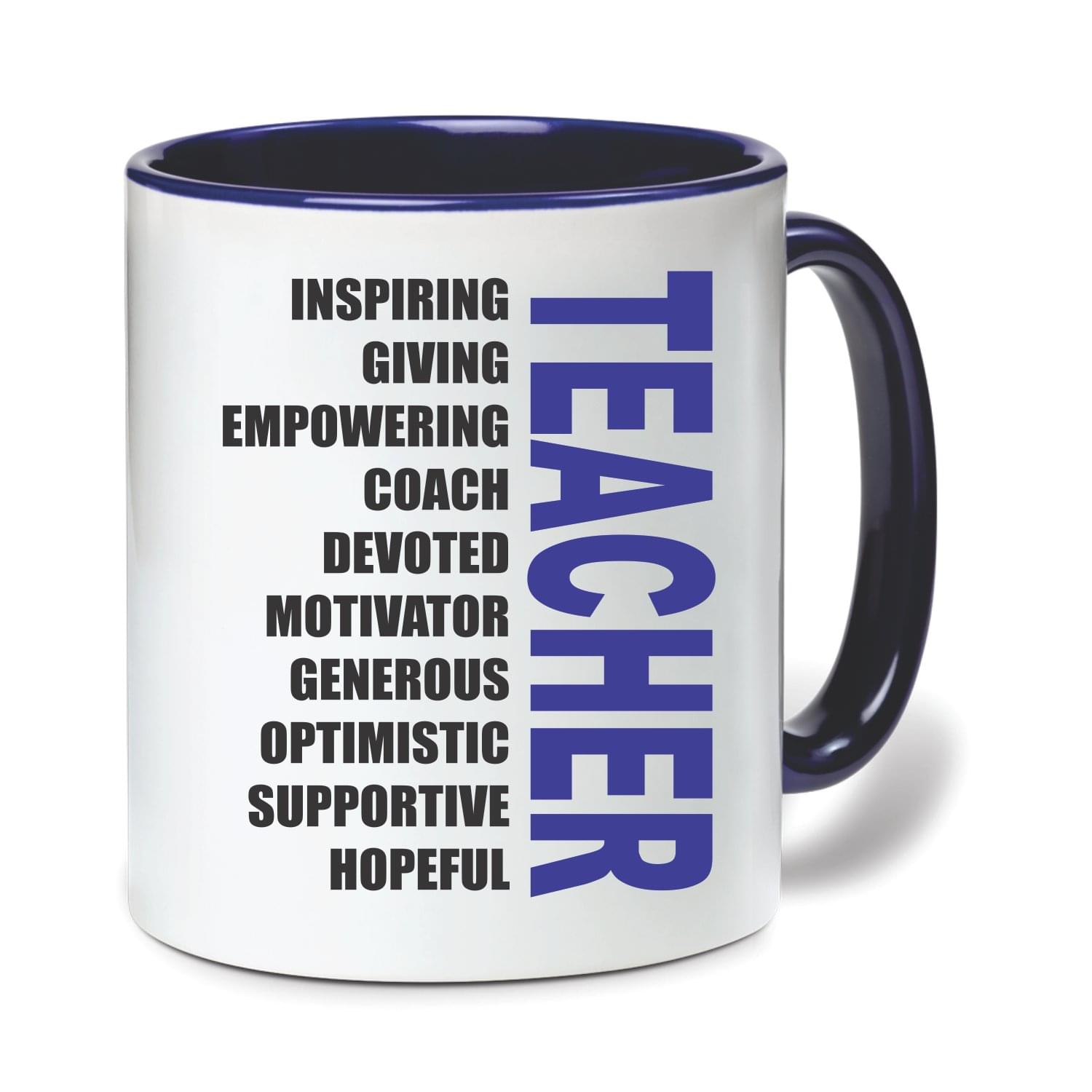 Wellingston Teacher Printed Ceramic Coffee Mug | Stylish & Durable Cup for Tea, Coffee, or Milk | Dishwasher & Microwave Safe Mug Ideal for Home, Office Use, Gifting or Everyday Use