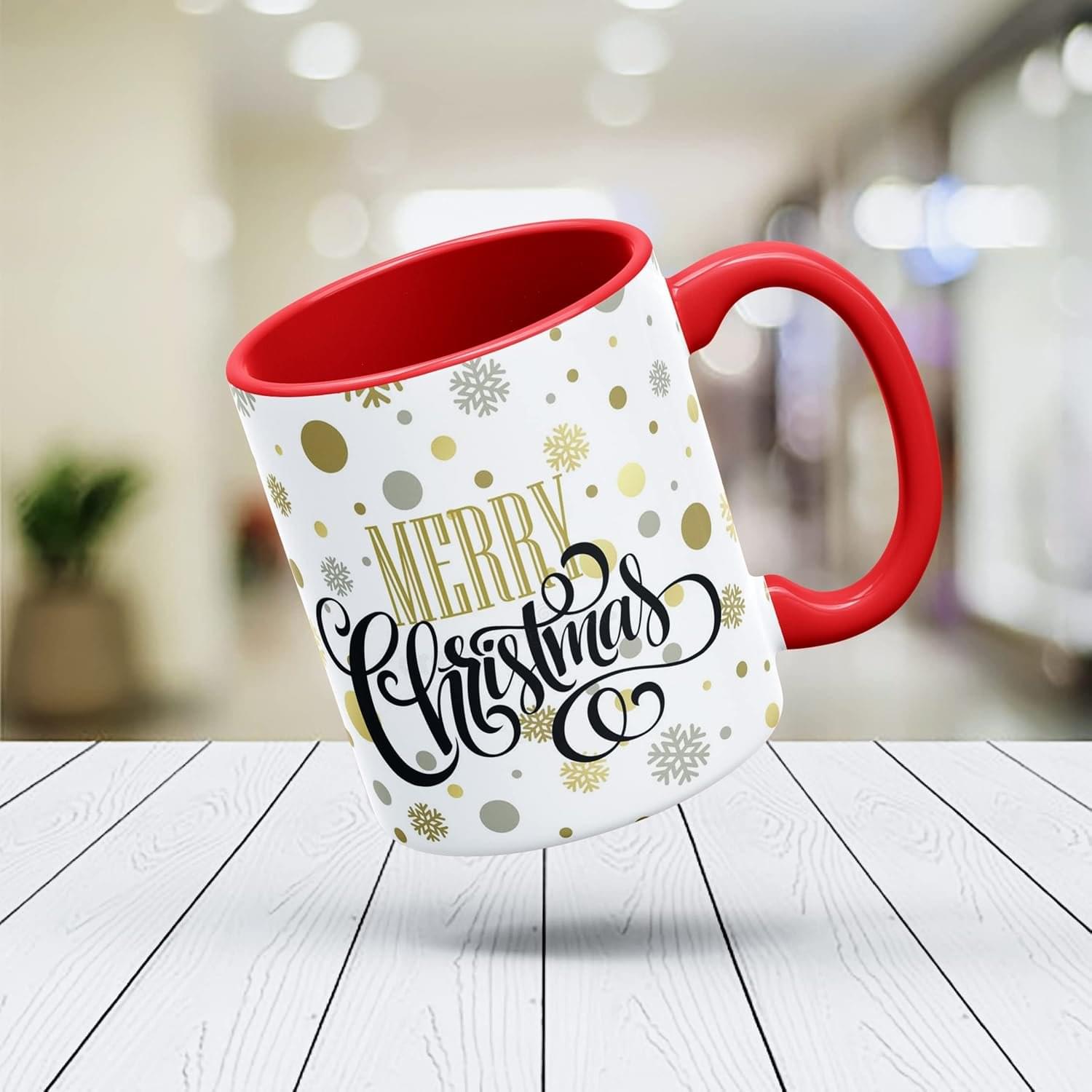 Wellingston Quoted Ceramic Mugs - Merry Christmas